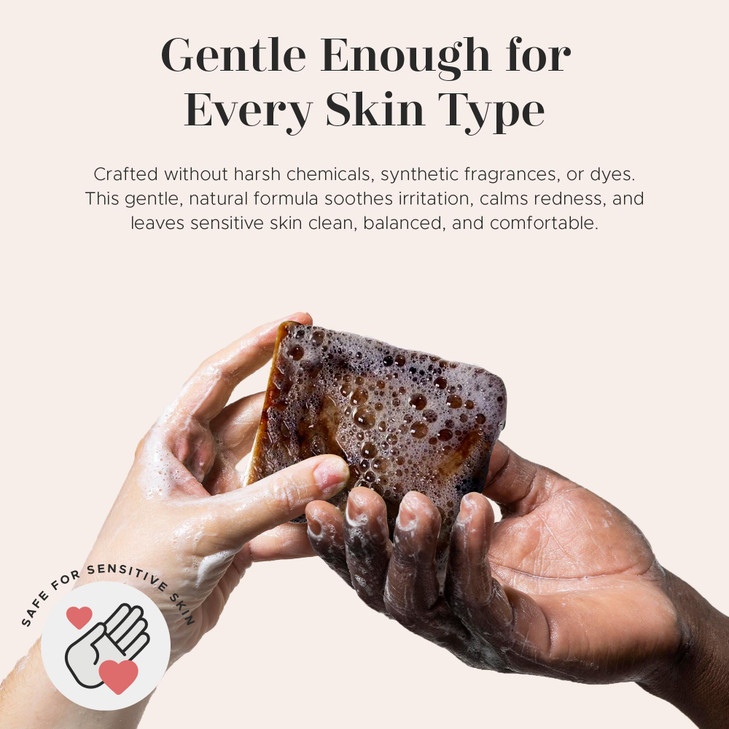 era of nature Best Raw ORGANIC AFRICAN BLACK SOAP for Dry Skin and Skin Conditions Pure Natural Ingredients Imported Fro