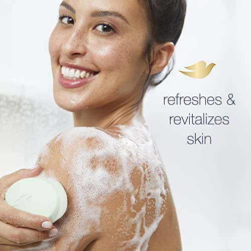 Dove Skin Care Beauty Bar For Softer Skin Cucumber and Green Tea More Moisturizing Than Bar Soap 375 oz 14 Bars