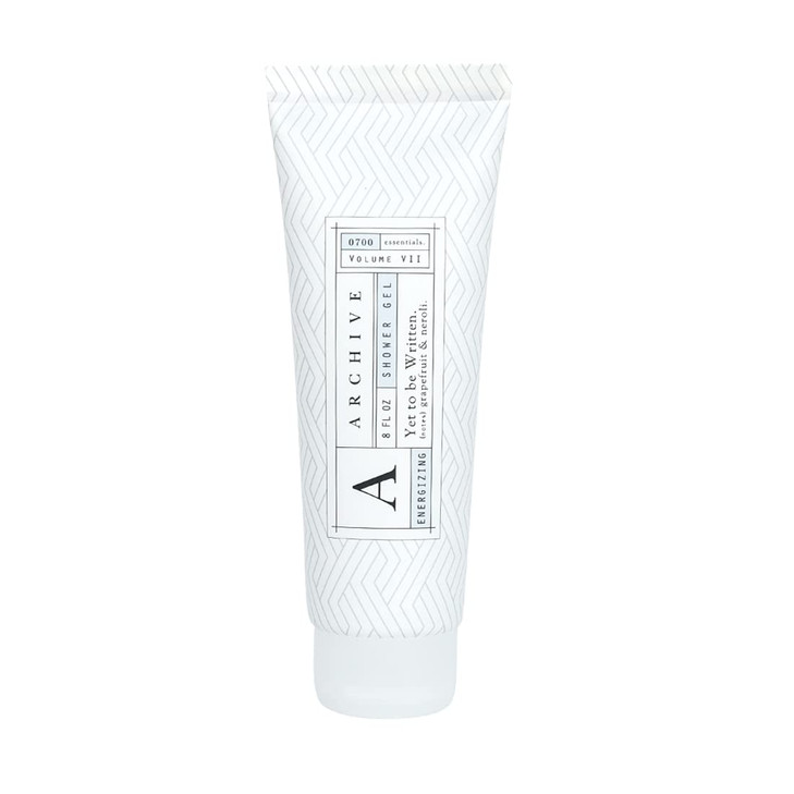 Archive Yet To Be Written Shower Gel All Natural Moisturizing Body Wash for Men Women Lightly Scented 8 Fl oz