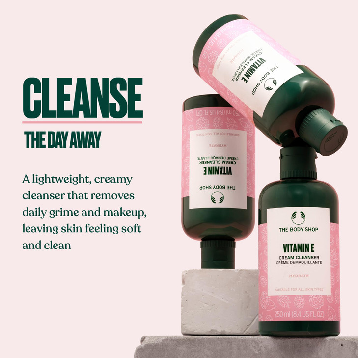 The Body Shop Vitamin E Cream Cleanser Hydration For All Skin Types Vegan 84 Fl Oz