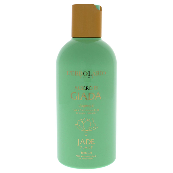 LErbolario Jade Plant Bath Gel Green And Floral Fragrance Gentle Formula Has Effective Moisturizing And Protective Prope