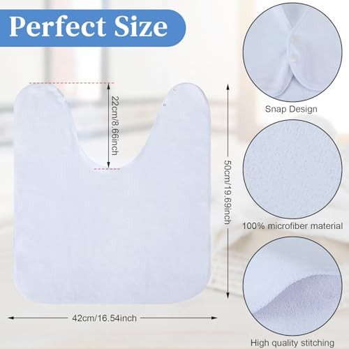 VitalCozy 12 Pieces Facial Towels Split Design Soft Esthetician Towels Removing Spa Microfiber Face Cloth for Home Salon