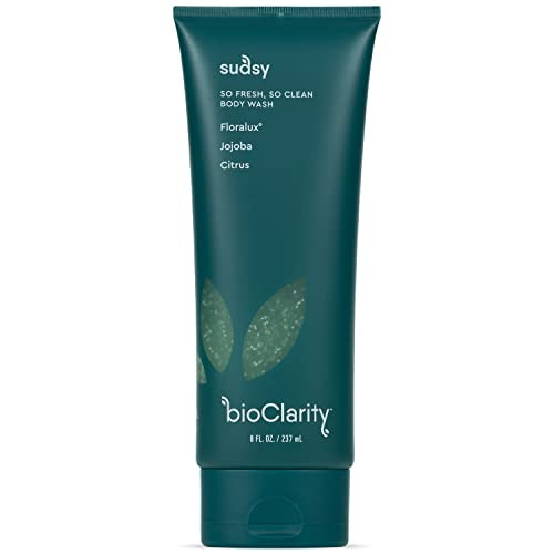BioClarity Sudsy Body Wash Salicylic Acid Detoxifying Herb and Fruit Extracts to Deeply Cleanse Exfoliate and Moisturize