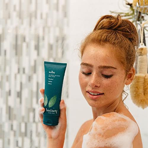 BioClarity Sudsy Body Wash Salicylic Acid Detoxifying Herb and Fruit Extracts to Deeply Cleanse Exfoliate and Moisturize