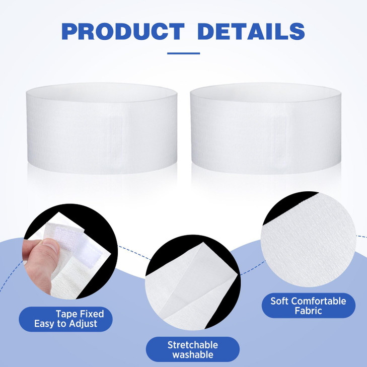 Maxcheck 300 Pieces Disposable Spa Facial Headbands Disposable Esthetic Wipe Sets Nonwoven Facial Wipes Square Aesthetic