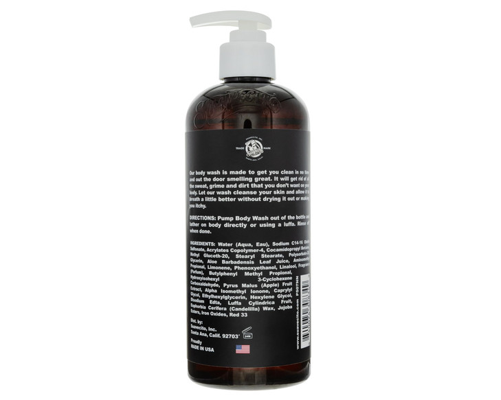 Suavecito Mens Body Wash 16 oz Exfoliating Deep Cleaning Showering Original Fragrance