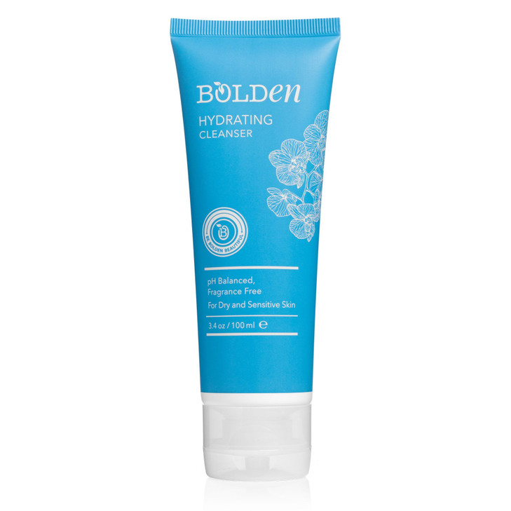 BOLDEN Hydrating Cleanser Moisturizing Daily Face Wash for Dry Sensitive Skin NonStripping Fragrance Free 34 fl oz