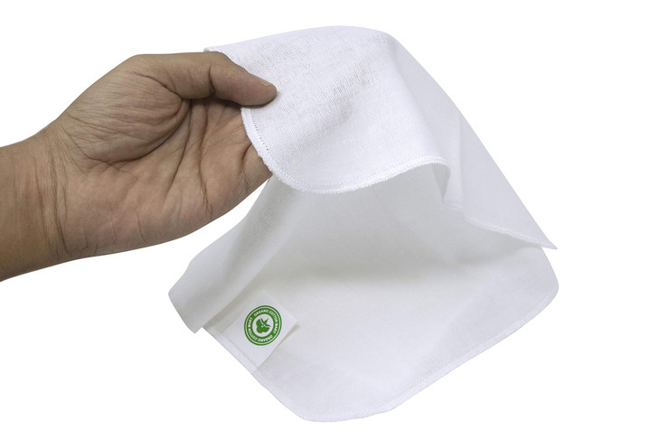 Organic Cotton Facial Cleansing Cloths Set of 10 Reusable Washable Muslin Makeup Remover Muslin Face Cloth Cotton Facial