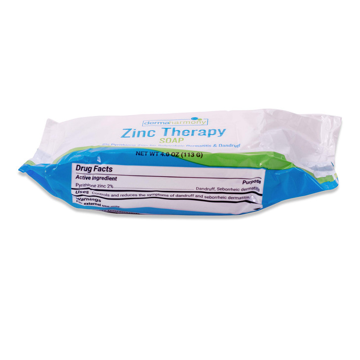 Dermaharmony 2 Pyrithione Zinc ZnP Bar Soap 4 oz Crafted for Those with Skin Conditions Seborrheic Dermatitis Dandruff P