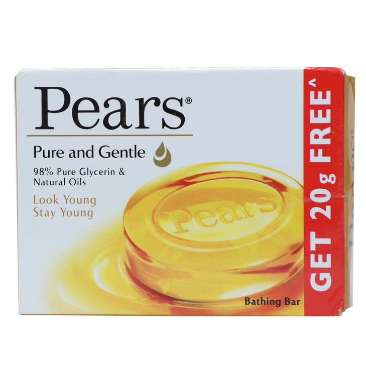 Pears Pure Gentle Glycerin Natural Oils soap 75 g by Pears