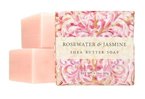 6oz Botanical Shea Butter 3 Bar Soaps Rosewater Jasmine Y