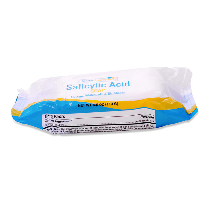 2 Salicylic Acid Soap for Acne by Dermaharmony Two 4 oz Bars