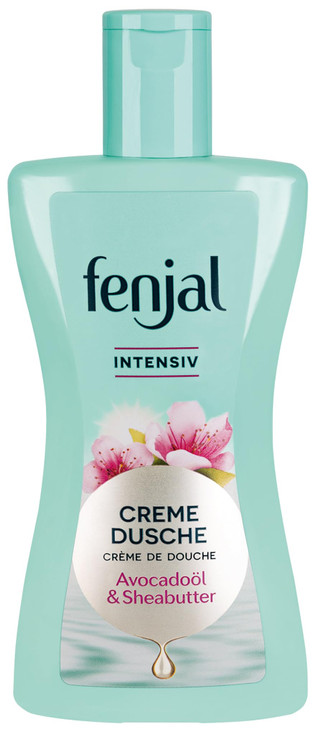 fenjal Sensual Intensive Shower Cream 200ml wNatural Avocado Oil and Shea Butter