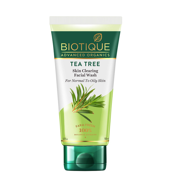 Biotique Tea Tree Skin Clearing Facial Wash Normal to Oily Skin Face Wash 150ml