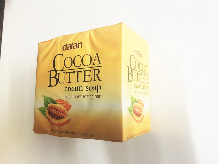 BEllens Dalan Cream Soaps 3 Pack Cocoa Butter 90g 317 oz Chacun Total 270g 952 oz