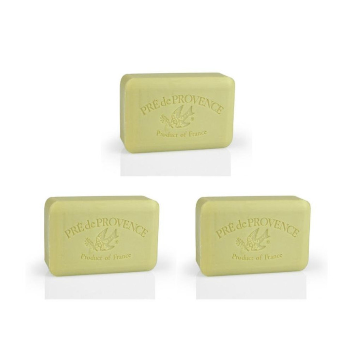 Pre de Provence Soap Shea Enriched Everyday 250 Gram Extra Large French Soap Bar Verbena Pack of 3