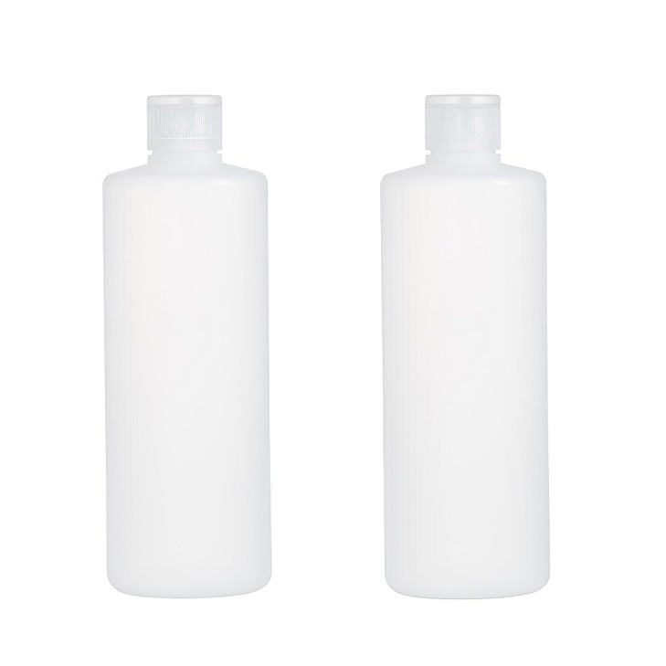 Elandy 2PCS Transparent Refillable Empty Plastic Cosmetic Squeezable Vial Bottles Jar Pot with Flip Cap Toner Lotion Sho