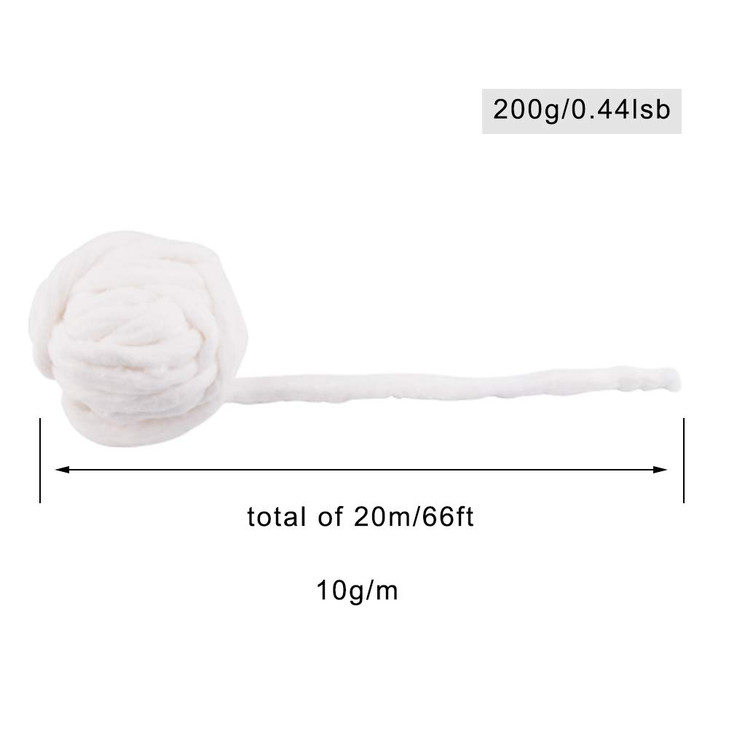 WXJ13 200g 100 Cotton Beauty Coil 65 Feet 20 M for Manicures and Salon