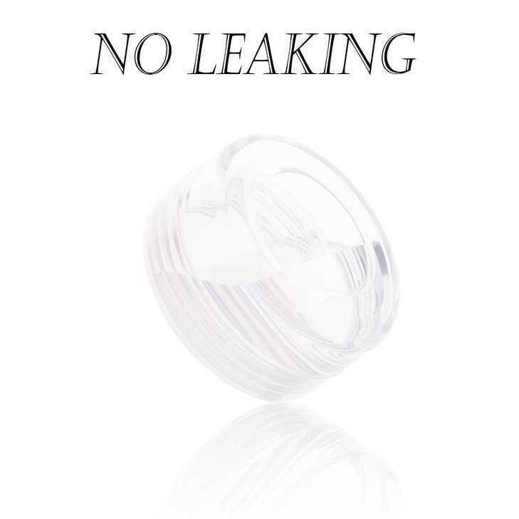 ZEJIA 5 Gram Sample Containers with Lids Mini Makeup Containers Empty Plastic Travel Cosmetic Containers with Labels100