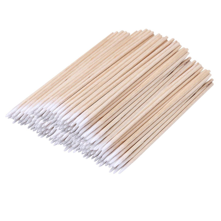 500 Count 4 Inch Pointed Cotton Swabs Precision Microblading Cotton Tipped Applicators Micro Swabs Tattoo Permanent Supp
