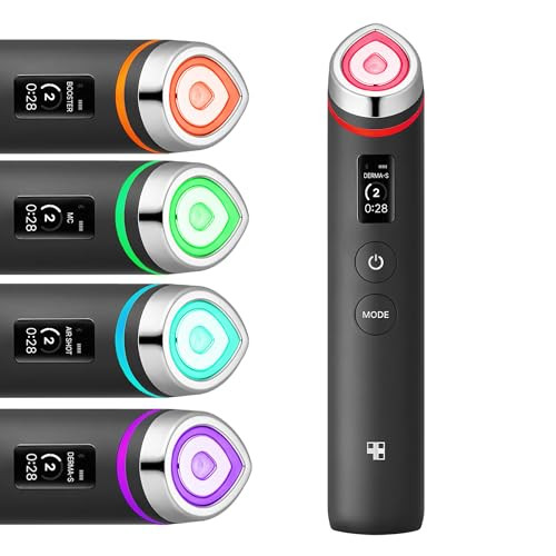 medicube Booster Pro 6in1 Real Glass Glow Beauty Massager for Clear Radiant FirmerLooking Skin Korean Skin Care Black