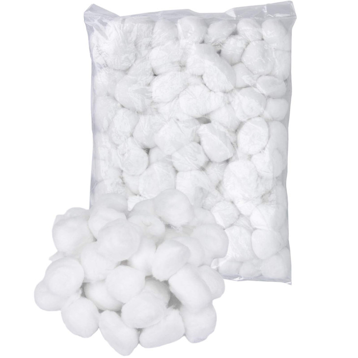 Hedume 500 Count Super Jumbo Cotton Balls Pure Cotton Biodegradable Jumbo Absorbent Cotton Balls Fragrance ChlorineFree