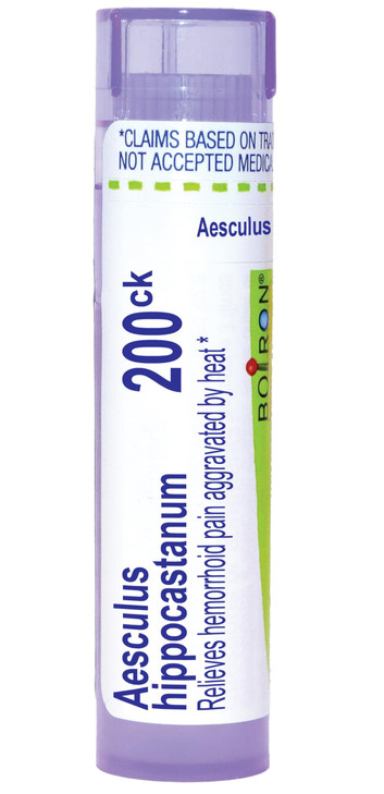 Boiron Aesculus Hippocastanum 200Ck Homeopathic Medicine for Hemorrhoids - 80 Pellets online at globaldelivered