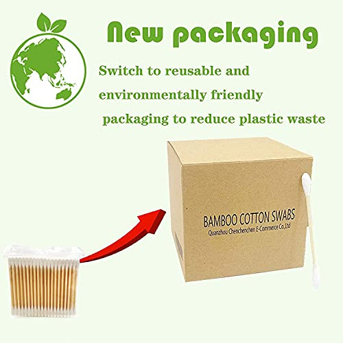 Cotton Swabs with Wooden SticksBiodegradable Cotton Bud 1125pcs