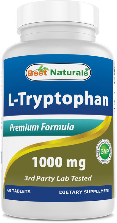 Best Naturals LTryptophan 1000 mg 60 Tablets
