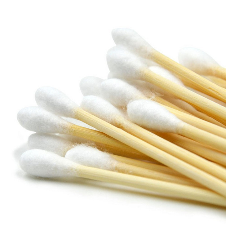 Kingzhuo 1000pcs Cotton Swabs 4 Wood Stick for Medical Wound Care Skin Clean Widely Used at School Office Home 4 1000pcs