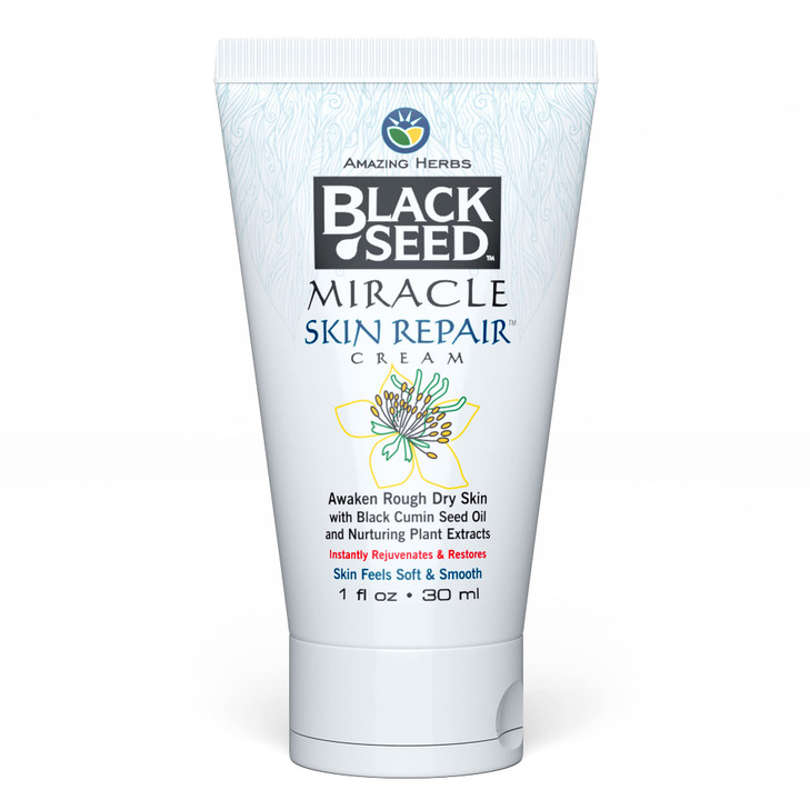 Amazing Herbs Black Seed Miracle Skin Repair Cream NonAllergenic Formula Black Cumin Seed Oil Vitamin E other Essential