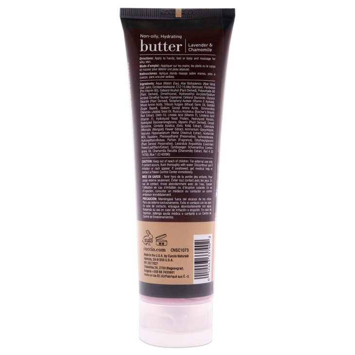 Cuccio Naturale Butter Blends UltraMoisturizing Renewing Smoothing Scented Body Cream Deep Hydration For Dry Skin Repair