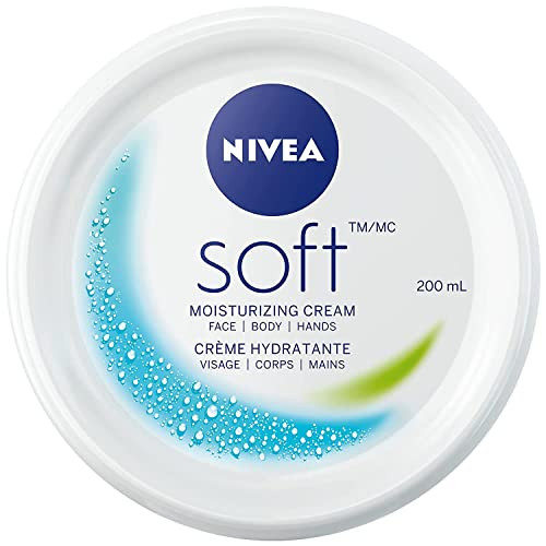Nivea Soft Moisturizing Cream FaceBodyHands 68 Ounce Jar
