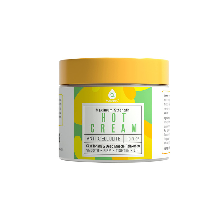 Pursonic Anti Cellulite Cream Muscle Relaxation Hot Cream Reduce Varicose Veins Firm Tighten Improve Skin Texture Hydrat