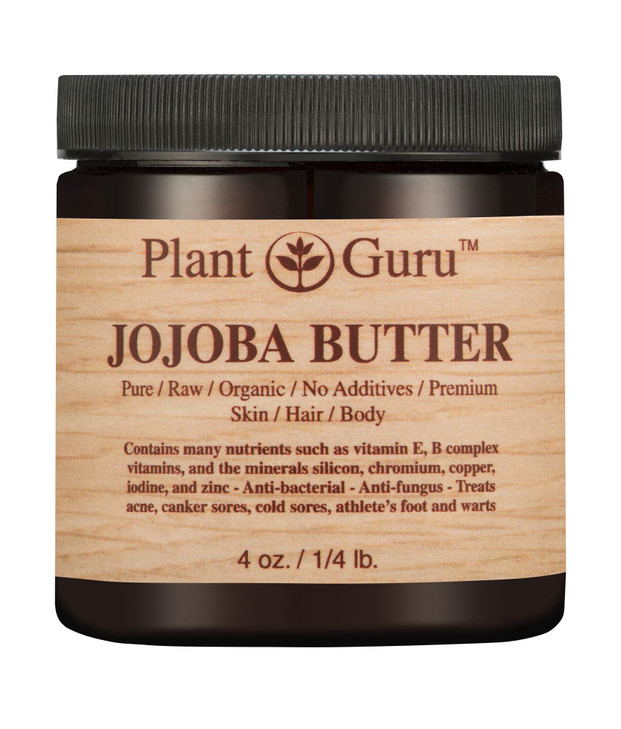 Jojoba Body Butter 4 oz 100 Pure Raw Fresh Natural Cold Pressed Skin Body and Hair Moisturizer DIY Creams Balms Lotions