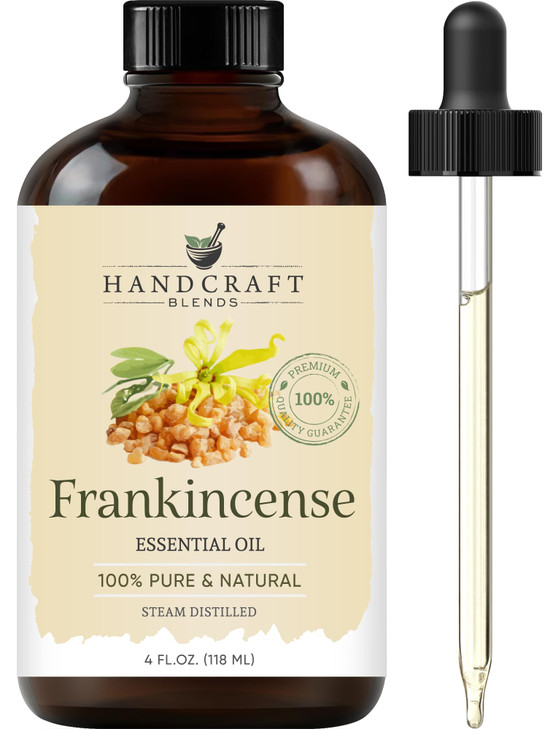 Handcraft Blends Frankincense Essential Oil Huge 4 Fl Oz 100 Pure and Natural Premium Grade Essential Oil for Diffuser a