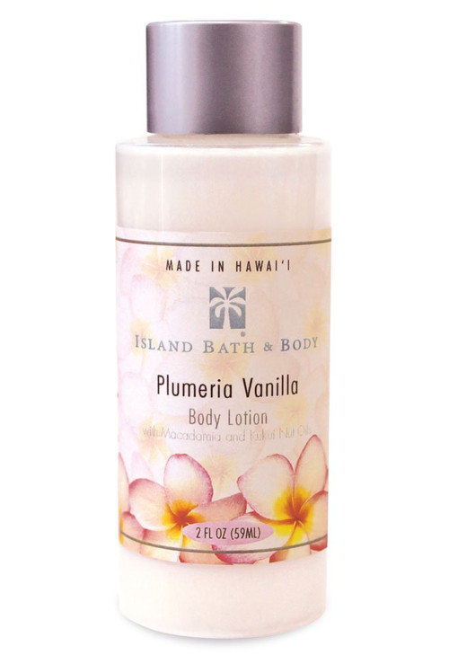 Island Bath Body Plumeria Vanilla Travel Size Body Lotion 2 fl oz