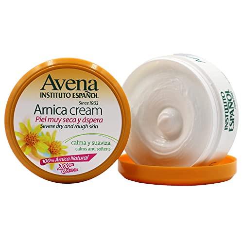 Avena Instituto Espanol Arnica Cream Severe Dry and Rough Skin Calms and Softens 100 Natural Arnica 2Pack of 68 FL Oz ea