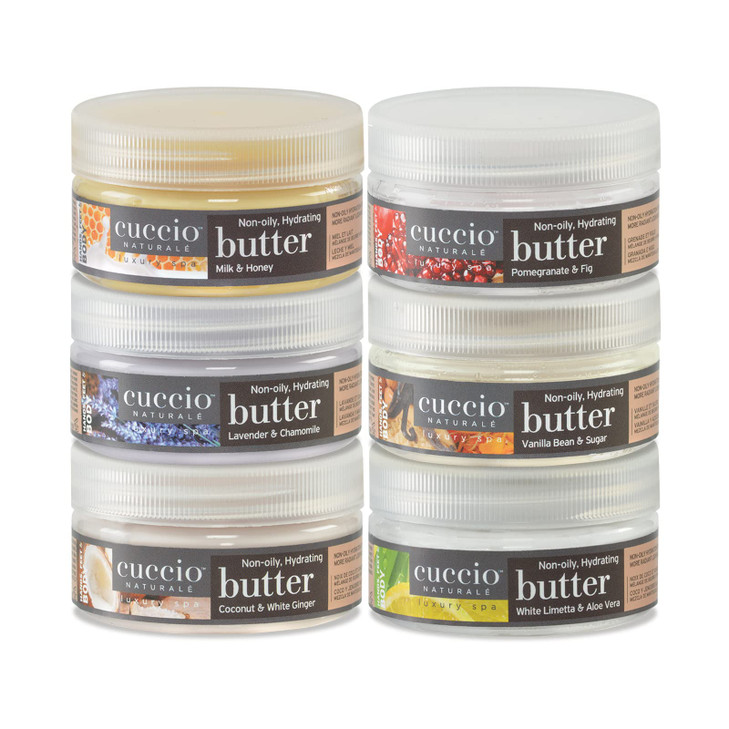 Cuccio Naturale Butter Blends UltraMoisturizing Renewing Smoothing Scented Body Cream Deep Hydration For Dry Skin Repair