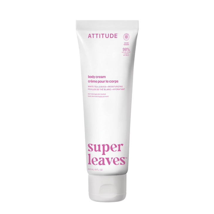 ATTITUDE Body Cream EWG Verified Moisturizer Vegan Moisturizing Products For Dry Skin Dermatologically Tested White Tea