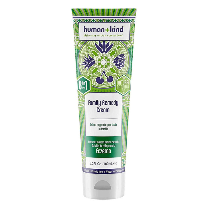 HumanKind Family Remedy Cream Smoothing Healing Body Repair for Burn and Rash Soothing Itch Relief and Extremely Dry Ski