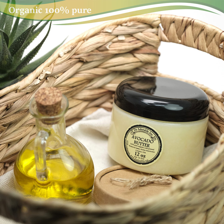 Dr Adorable 12 oz Avocado Butter Refined Pure Natural Organic Raw