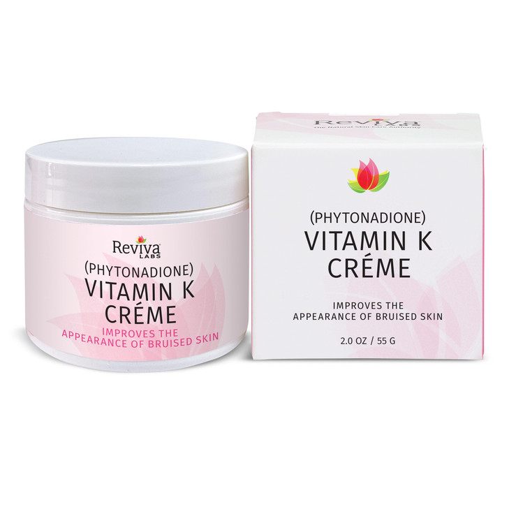Reviva Labs Vitamin K Crme for Bruising UnderEye Dark Circles and Wrinkles with Soybean Oil and Natural Fruit Extracts 2