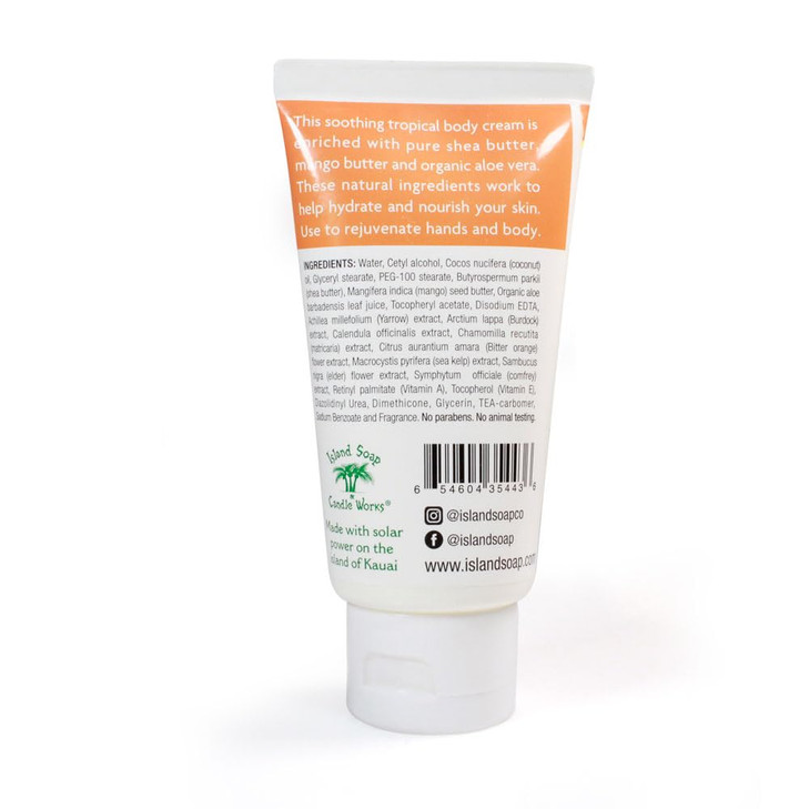 Island Soap and Candle Works Shea Butter Body Cream for Men and Women Body Moisturizer for Dry Skin Beauty and Personal