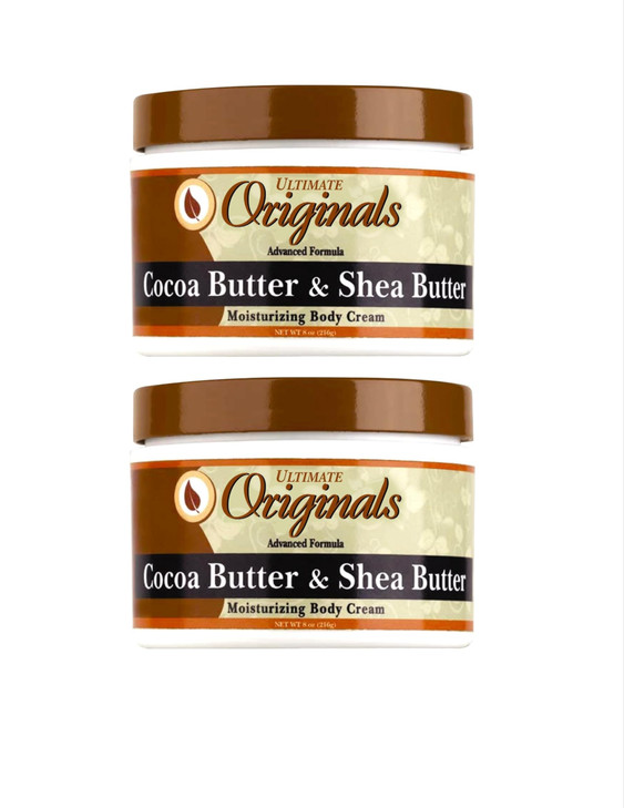 Ultimate Originals Cocoa Butter Shea 8 Ounce Jar Pack of 2