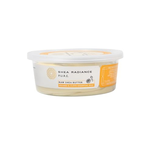 Shea Radiance PURE Raw Shea Butter 100 Natural Unrefined Body Butter Soothes Softens Increases Collagen Long Lasting Moi