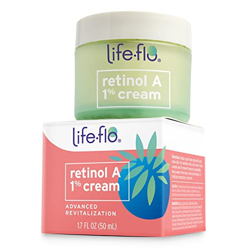 LIFEFLO Retinol Face Cream Face Moisturizer and Neck Cream w 1 Retinol Vitamin A Green Tea and Vitamin E Refines Skin Mi