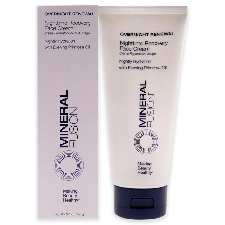 Mineral Fusion Overnight Renewal Nighttime Recovery Face Cream 34 oz