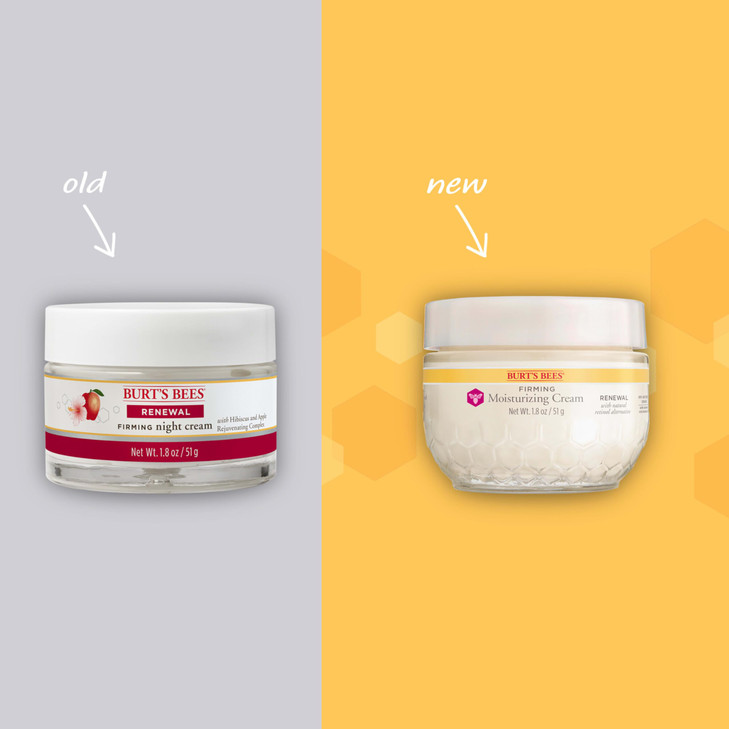 Burts Bees Renewal Firming Face Cream AntiAging Retinol Alternative Moisturizing Natural Origin Skin Care 18 Ounce