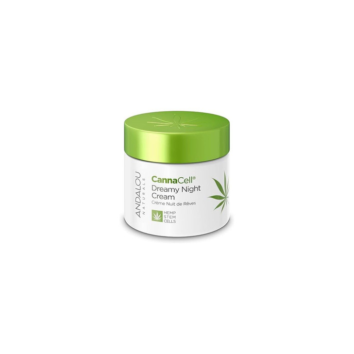 Andalou Naturals CannaCell Dreamy Night Cream 17 Ounces